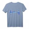 Bochum Skyline Herzschlag T-Shirt – Ich liebe Bochum und Ruhrpott, Fanartikel und Souvenir für echte Bochumer