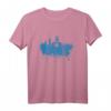 Bochum Skyline T-Shirt mit blauer Flagge & Kunst - Heimatliebe & Ruhrpott Souvenir für Fans, Besucher & Bewohner