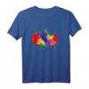 Buntes Bochum Skyline T-Shirt - Kunst, Heimatliebe & Souvenir für Bochum Fans und Ruhrgebiet-Liebhaber