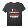 I love Currywurst Bratwurst Fast Food Mann Frau Berlin Fun T-Shirt – Perfektes Geschenk für Currywurst-Fans und Foodie Liebhaber