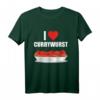 I love Currywurst Bratwurst Fast Food Mann Frau Berlin Fun T-Shirt – Perfektes Geschenk für Currywurst-Fans und Foodie Liebhaber
