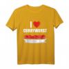I love Currywurst Bratwurst Fast Food Mann Frau Berlin Fun T-Shirt – Perfektes Geschenk für Currywurst-Fans und Foodie Liebhaber