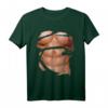 Fake Muskeln Sixpack Bodybuilder T-Shirt - Lustiges Party-Shirt für Geburtstags- und Feten-Geschenke