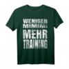 Lustiges Fitness T-Shirt mit Sprüchen - Weniger MIMIMI, Mehr Training für Bodybuilder & Fitnessfans, Geschenkidee für Kraftsport & Muskelaufbau