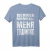 Lustiges Fitness T-Shirt mit Sprüchen - Weniger MIMIMI, Mehr Training für Bodybuilder & Fitnessfans, Geschenkidee für Kraftsport & Muskelaufbau