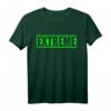 Extreme Grün Gym Fitness Workout T-Shirt - Motivationsshirt für Bodybuilding, Kraftsport und Fitnessliebhaber