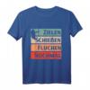 Bogenschießen Geschenk für Männer & Damen - Bogen Pfeil T-Shirt mit Schützenverein-Design für Bogenschützen, Bowhunter & Bogenjäger
