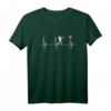 Bogenschießen Herzschlag EKG Pulsschlag T-Shirt – Geschenk für Bogenschützen, Jäger & Vereinsmitglieder für Geburtstag, Weihnachten & besondere Anlässe