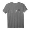 Bogenschießen Herzschlag EKG Pulsschlag T-Shirt – Geschenk für Bogenschützen, Jäger & Vereinsmitglieder für Geburtstag, Weihnachten & besondere Anlässe