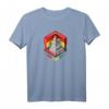 HapPanda MrChics CTRL Bolivien T-Shirt - Klassisch geschnitten, doppelt genähter Saum