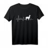 Alpaka Herzschlag T-Shirt für Damen, Herren & Kinder – Lustiges Geschenk für Alpakazüchter, Alpakaliebhaber & Anden Fans