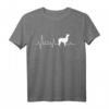 Alpaka Herzschlag T-Shirt für Damen, Herren & Kinder – Lustiges Geschenk für Alpakazüchter, Alpakaliebhaber & Anden Fans