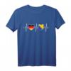 Deutschland und Bosnien Herzegowina Fahne Flaggen T-Shirt – Doppelte Staatsbürgerschaft, Integration & Liebe zum Land