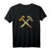 Schlägel und Eisen (Vintage Goldgelb) Bergbau Bergmann T-Shirt – Kultiges Pott-Design als Geschenk für Bergleute & Ruhrgebiet-Fans