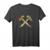 Schlägel und Eisen (Vintage Goldgelb) Bergbau Bergmann T-Shirt – Kultiges Pott-Design als Geschenk für Bergleute & Ruhrgebiet-Fans
