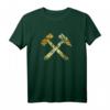 Schlägel und Eisen (Vintage Goldgelb) Bergbau Bergmann T-Shirt – Kultiges Pott-Design als Geschenk für Bergleute & Ruhrgebiet-Fans