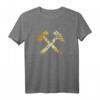 Schlägel und Eisen (Vintage Goldgelb) Bergbau Bergmann T-Shirt – Kultiges Pott-Design als Geschenk für Bergleute & Ruhrgebiet-Fans