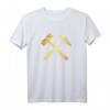 Schlägel und Eisen (Vintage Goldgelb) Bergbau Bergmann T-Shirt – Kultiges Pott-Design als Geschenk für Bergleute & Ruhrgebiet-Fans