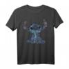 Lilo & Stitch Sit Down Chalk Fill T-Shirt zum HapPanda - Official Licensed Disney Apparel
