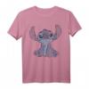 Lilo & Stitch Sit Down Chalk Fill T-Shirt zum HapPanda - Official Licensed Disney Apparel