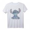 Lilo & Stitch Sit Down Chalk Fill T-Shirt zum HapPanda - Official Licensed Disney Apparel