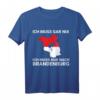 Ich muss gar nix, ich muss nur nach Brandenburg HapPanda T-Shirt - Lustiges Ostdeutschland Motiv Geschenk