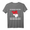 Ich muss gar nix, ich muss nur nach Brandenburg HapPanda T-Shirt - Lustiges Ostdeutschland Motiv Geschenk