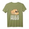 Hör off de Muddi Hör auf die Mama Sachsen Anhalt Moped Ostdeutschland T-Shirt – Lustiges DDR Outfit für Ossi & Ostdeutsche mit Dialekt & Heimat Spruch