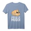 Hör off de Muddi Hör auf die Mama Sachsen Anhalt Moped Ostdeutschland T-Shirt – Lustiges DDR Outfit für Ossi & Ostdeutsche mit Dialekt & Heimat Spruch