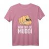 Hör off de Muddi Hör auf die Mama Sachsen Anhalt Moped Ostdeutschland T-Shirt – Lustiges DDR Outfit für Ossi & Ostdeutsche mit Dialekt & Heimat Spruch
