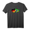 Deutschland Brasilien T-Shirt – Liebe für beide Länder, perfektes Geschenk für Valentinstag, Weihnachten, Geburtstag und mehr