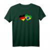 Deutschland Brasilien T-Shirt – Liebe für beide Länder, perfektes Geschenk für Valentinstag, Weihnachten, Geburtstag und mehr