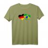 Deutschland Brasilien T-Shirt – Liebe für beide Länder, perfektes Geschenk für Valentinstag, Weihnachten, Geburtstag und mehr