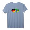 Deutschland Brasilien T-Shirt – Liebe für beide Länder, perfektes Geschenk für Valentinstag, Weihnachten, Geburtstag und mehr