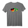 Deutschland Brasilien T-Shirt – Liebe für beide Länder, perfektes Geschenk für Valentinstag, Weihnachten, Geburtstag und mehr