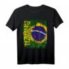 BRASILIEN Flagge T-Shirt für Damen, Herren und Kinder – Klassisch geschnitten, doppelt genähter Saum, ideal für Brasilien-Fans