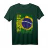 BRASILIEN Flagge T-Shirt für Damen, Herren und Kinder – Klassisch geschnitten, doppelt genähter Saum, ideal für Brasilien-Fans