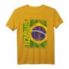 BRASILIEN Flagge T-Shirt für Damen, Herren und Kinder – Klassisch geschnitten, doppelt genähter Saum, ideal für Brasilien-Fans