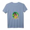 Damen Brasilien T-Shirt mit V-Ausschnitt – Leichtes, Klassisch Geschnittenes Shirt mit Doppelt Genähten Ärmeln und Saumabschluss
