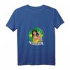 Damen Brasilien T-Shirt mit V-Ausschnitt – Leichtes, Klassisch Geschnittenes Shirt mit Doppelt Genähten Ärmeln und Saumabschluss