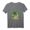 Damen Brasilien T-Shirt mit V-Ausschnitt – Leichtes, Klassisch Geschnittenes Shirt mit Doppelt Genähten Ärmeln und Saumabschluss