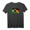 Brasilien und Deutschland Flagge T-Shirt - Freundschaft und Zusammenhalt zwischen beiden Ländern, ideales Geschenk für Freunde und Familie