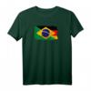 Brasilien und Deutschland Flagge T-Shirt - Freundschaft und Zusammenhalt zwischen beiden Ländern, ideales Geschenk für Freunde und Familie