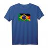 Brasilien und Deutschland Flagge T-Shirt - Freundschaft und Zusammenhalt zwischen beiden Ländern, ideales Geschenk für Freunde und Familie