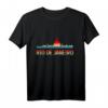 Retro Vintage Rio de Janeiro Skyline Andenken T-Shirt – Brasilien Souvenir für Reisende und Brasilien-Liebhaber