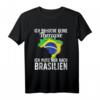 Brasilianische Flagge T-Shirt | Brasilien Urlaub & Fan Geschenk | Lustiges Brasilien Design für Brasilianer und Brasilien-Liebhaber