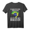 Brasilianische Flagge T-Shirt | Brasilien Urlaub & Fan Geschenk | Lustiges Brasilien Design für Brasilianer und Brasilien-Liebhaber