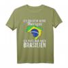 Brasilianische Flagge T-Shirt | Brasilien Urlaub & Fan Geschenk | Lustiges Brasilien Design für Brasilianer und Brasilien-Liebhaber