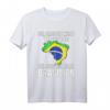 Brasilianische Flagge T-Shirt | Brasilien Urlaub & Fan Geschenk | Lustiges Brasilien Design für Brasilianer und Brasilien-Liebhaber