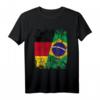 Brasilien Deutschland Flagge T-Shirt für Damen, Herren & Kinder - Klassisch geschnitten, doppelt genähter Saum